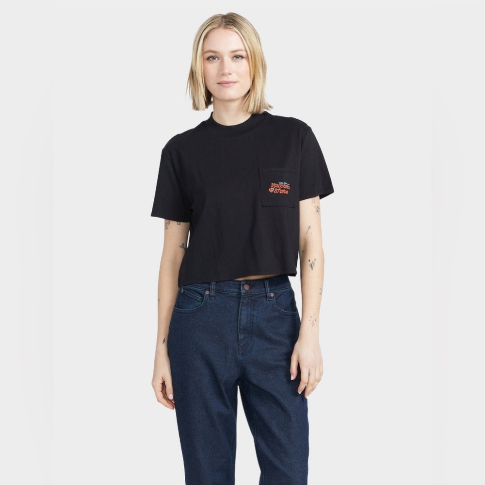NWT - VOLCOM Pocket Dial Womens Pocket Tee - Size M